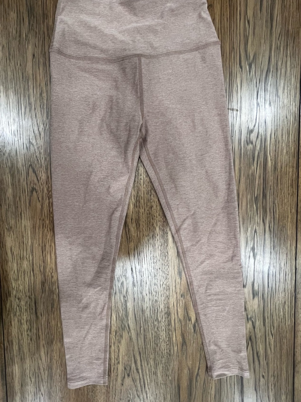 Beyond Yoga Heathered Dusty Rose Leggings